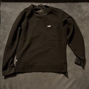 Figs Black Technical Collection Top